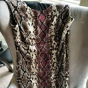 CK Animal Print Dress